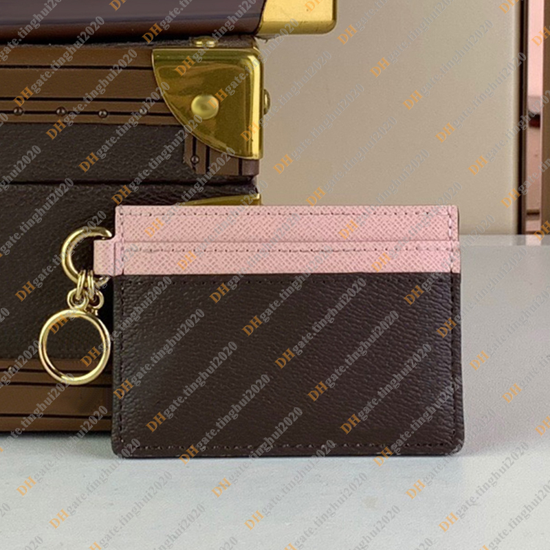 Ladies Fashion Casual Designer Luxury CHARMS Card Holder Wallet Purse Key Pouch Coin Purse TOP Mirror Quality M82739 M82132 Business