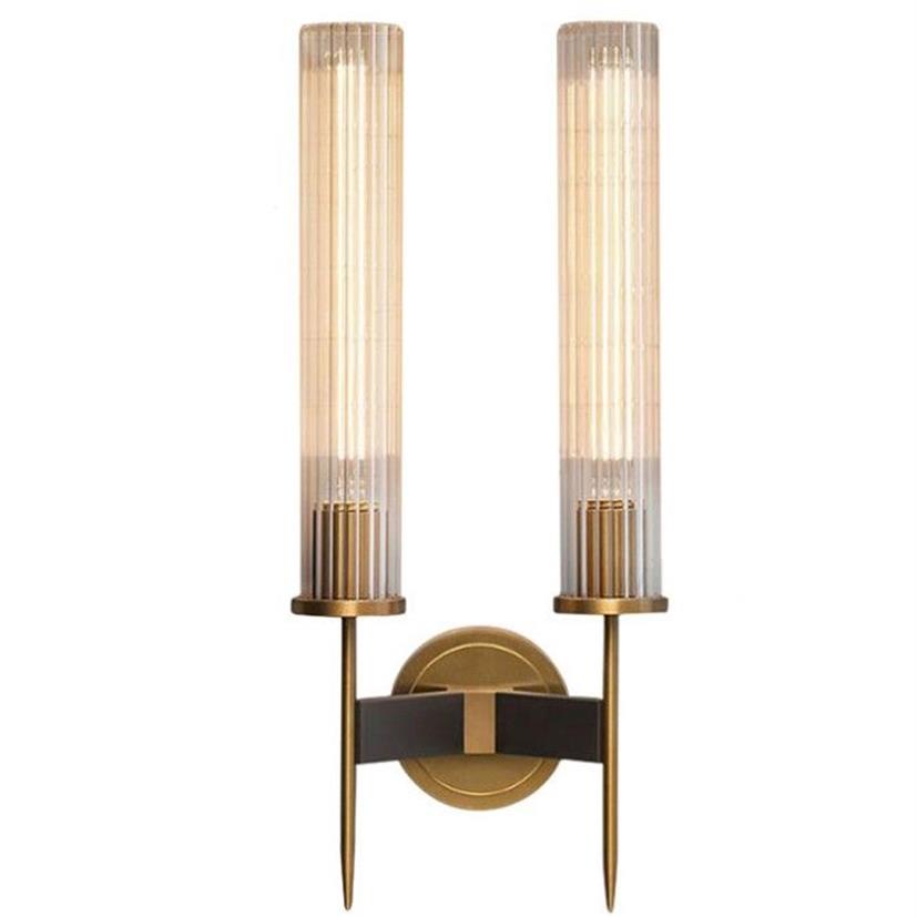 Moderno arandela quarto cabeceira corredor varanda lâmpada de parede vidro espelho do banheiro luz bronze led llfa253c