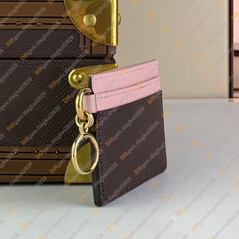 Ladies Fashion Casual Designer Luxury CHARMS Card Holder Wallet Purse Key Pouch Coin Purse TOP Mirror Quality M82739 M82132 Business