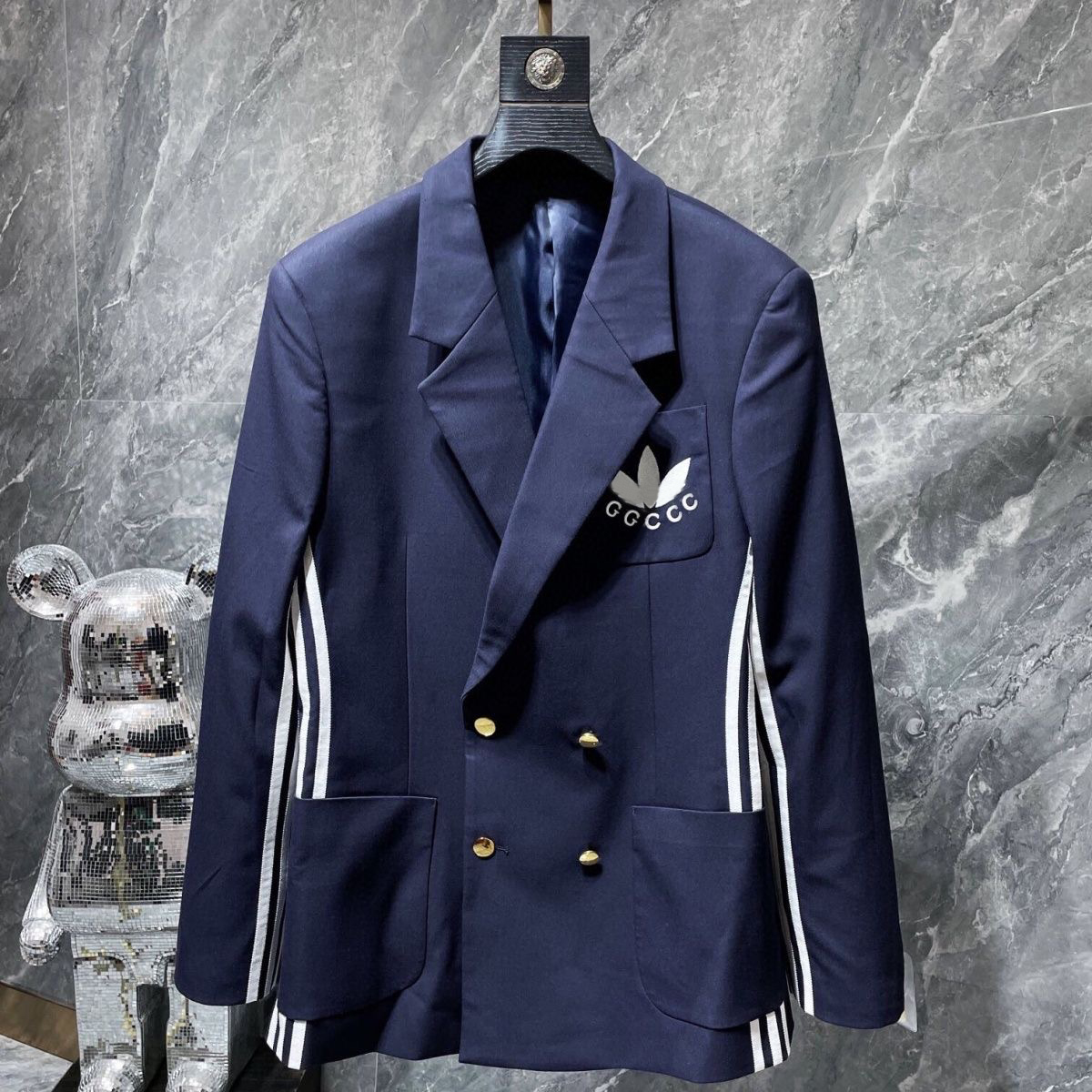 Designer Men Blazer jacket Coat G letters Business Casual Slim Fit Formal Suit Blazer Men Suits top pant