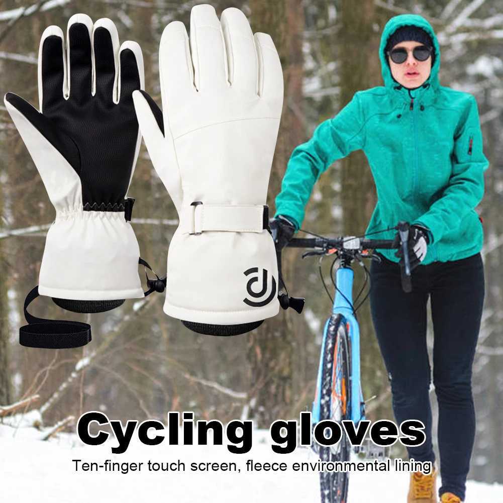 Guanti da sci Uomo Donna Guanti da sci invernali Impermeabili Guanti da snowboard ultraleggeri Touch-Screen Moto Equitazione Tenere al caldo Guanti antiventoL23118