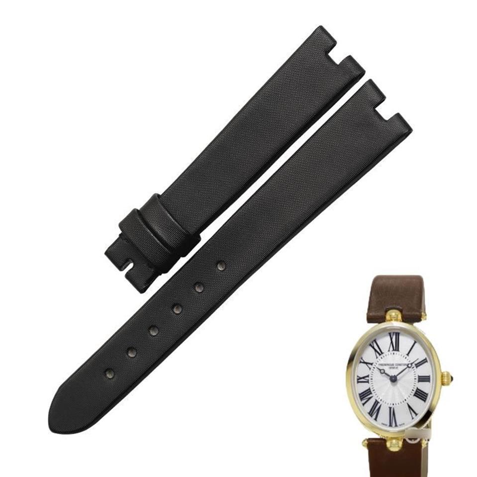 Watch Bands WENTULA Watchbands For Frederique Constant CLASSICS FC-200MPW2VD9 Leather Strap Band272U