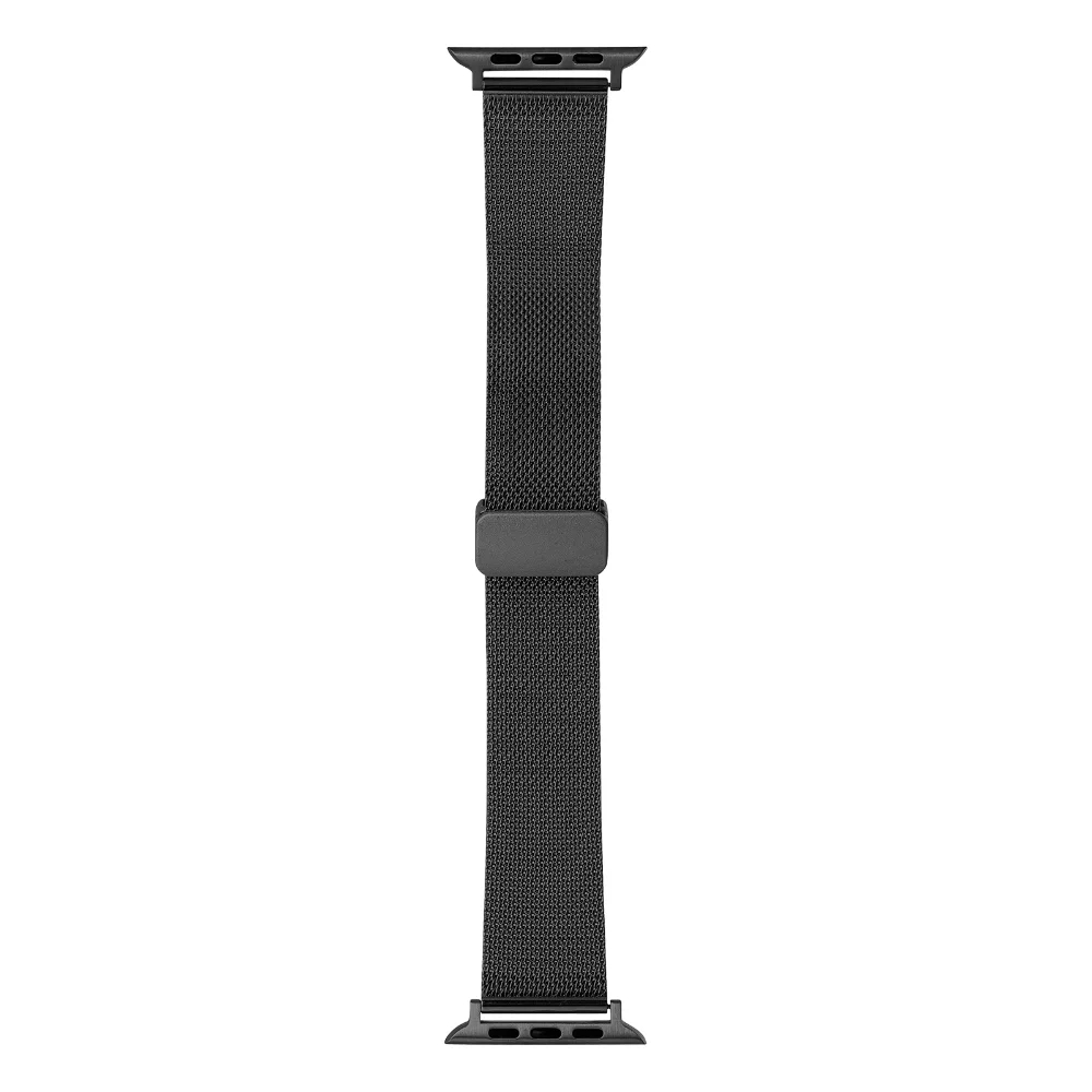 Lyxmetall Milanese rem för Apple Watch Band Ultra 2 49mm 45mm 44mm 42mm 41mm 40mm 38mm Magnetic Buckle Belt Iwatch Ultra 8 7 6 5 4 SE