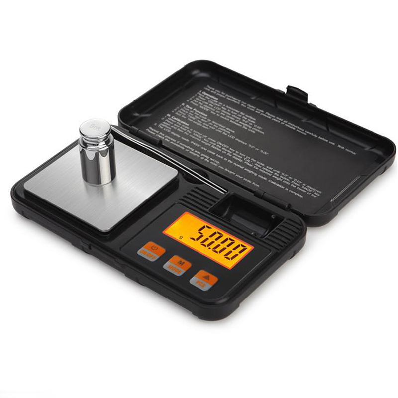 Mini draagbare elektronische digitale weegschaal Sieradenweegschaal Balans 6 eenheden Conversie Pocket Gram LCD-schermweegschaal 200 g / 0,01 g 50 g / 0,001 g Andere elektronica