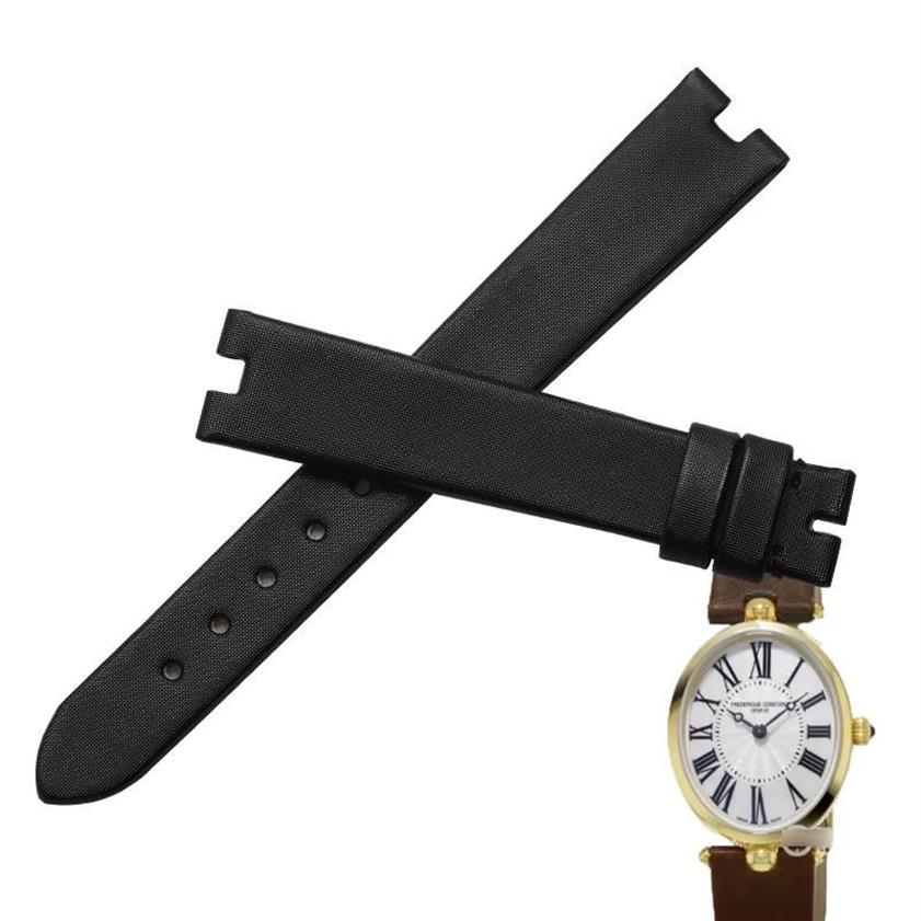 Watch Bands WENTULA Watchbands For Frederique Constant CLASSICS FC-200MPW2VD9 Leather Strap Band272U