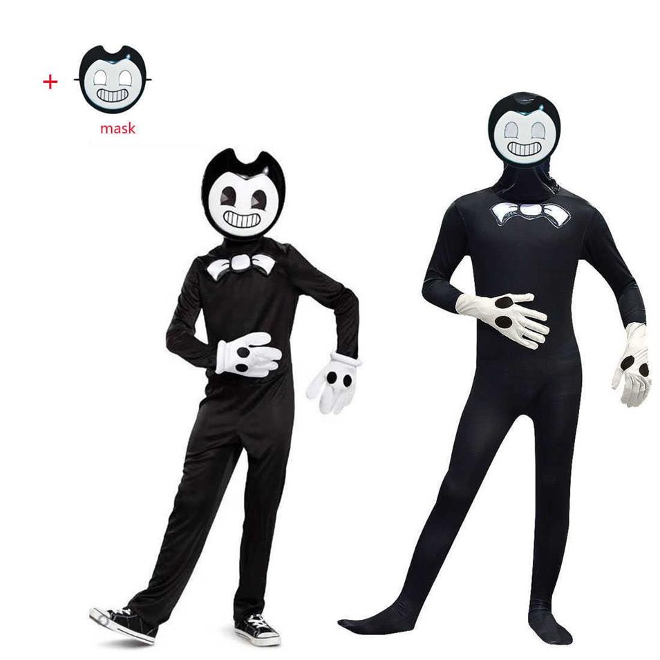 Kids Halloween Costumes Anime Bendy Ink Machines Cosplay Boys Girl