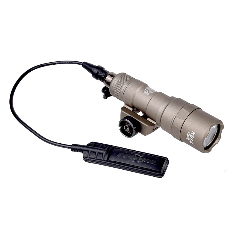 Tactical SF M300 Scout Light Compact Mini M300B Weapon Light White LED 400 lumens Output Rifle Flashlight