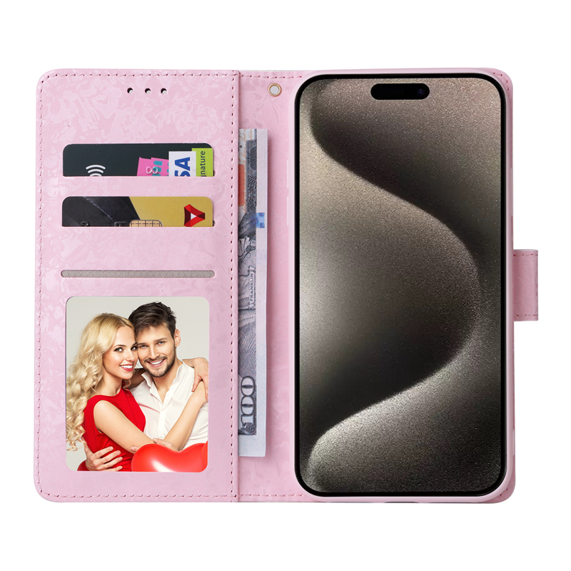 Luksusowy blask folio Flowe Telefon dla iPhone'a 15 plus 14 13 12 11 Pro Max Samsung Galaxy S24 Ultra stylowy brokat wielokrotne gniazda karty skórzane portfel Wspornik Wspornikowy