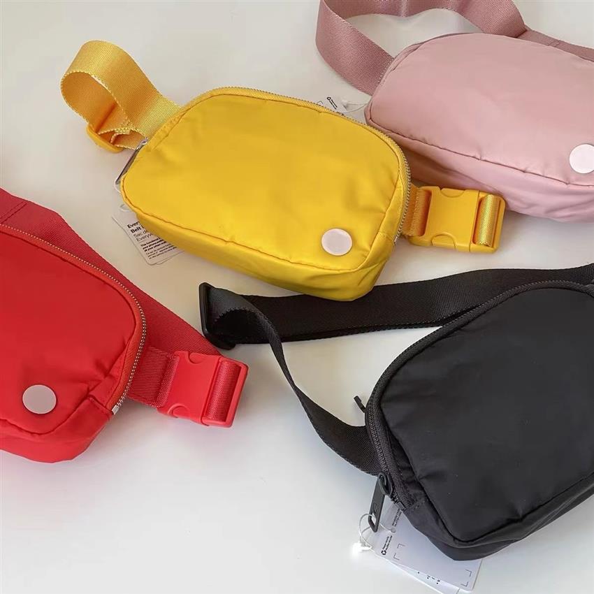 Lu em todos os lugares cinto saco fanny pack designer cintura senhoras esporte ginásio elástico ajustável strap278e