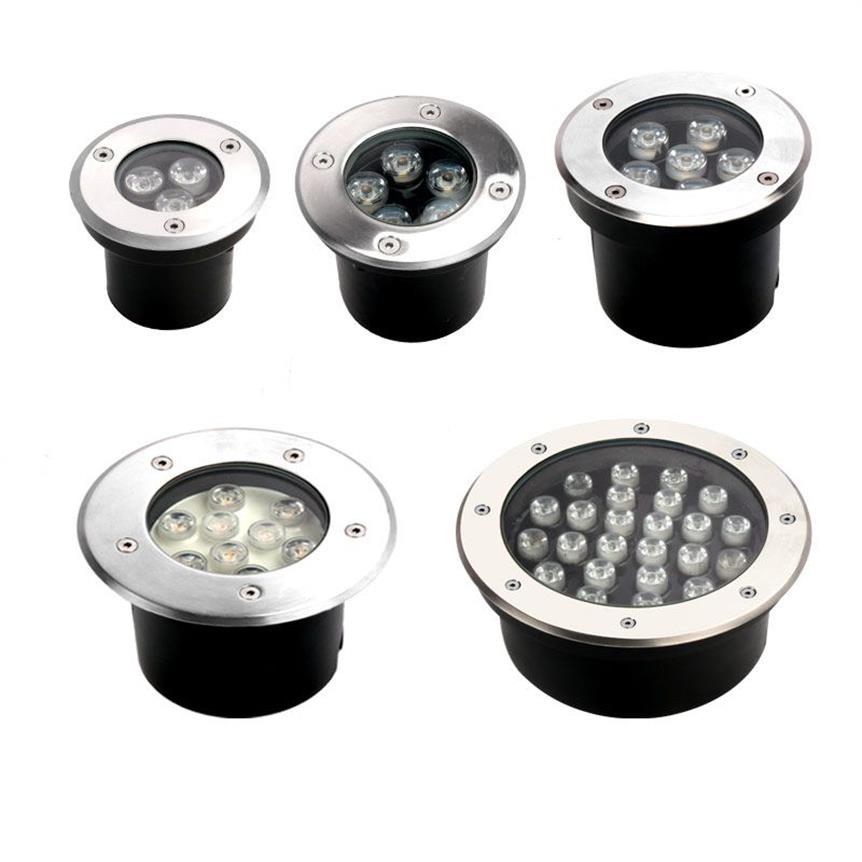 LED LED Outdoor Underground Light Floor IP67 Wodoodporny 3W 6W 9W 85-265V LED Outdoor Garden Garden Path Floor Lampa Lampa Lampa Krajobraz 303O