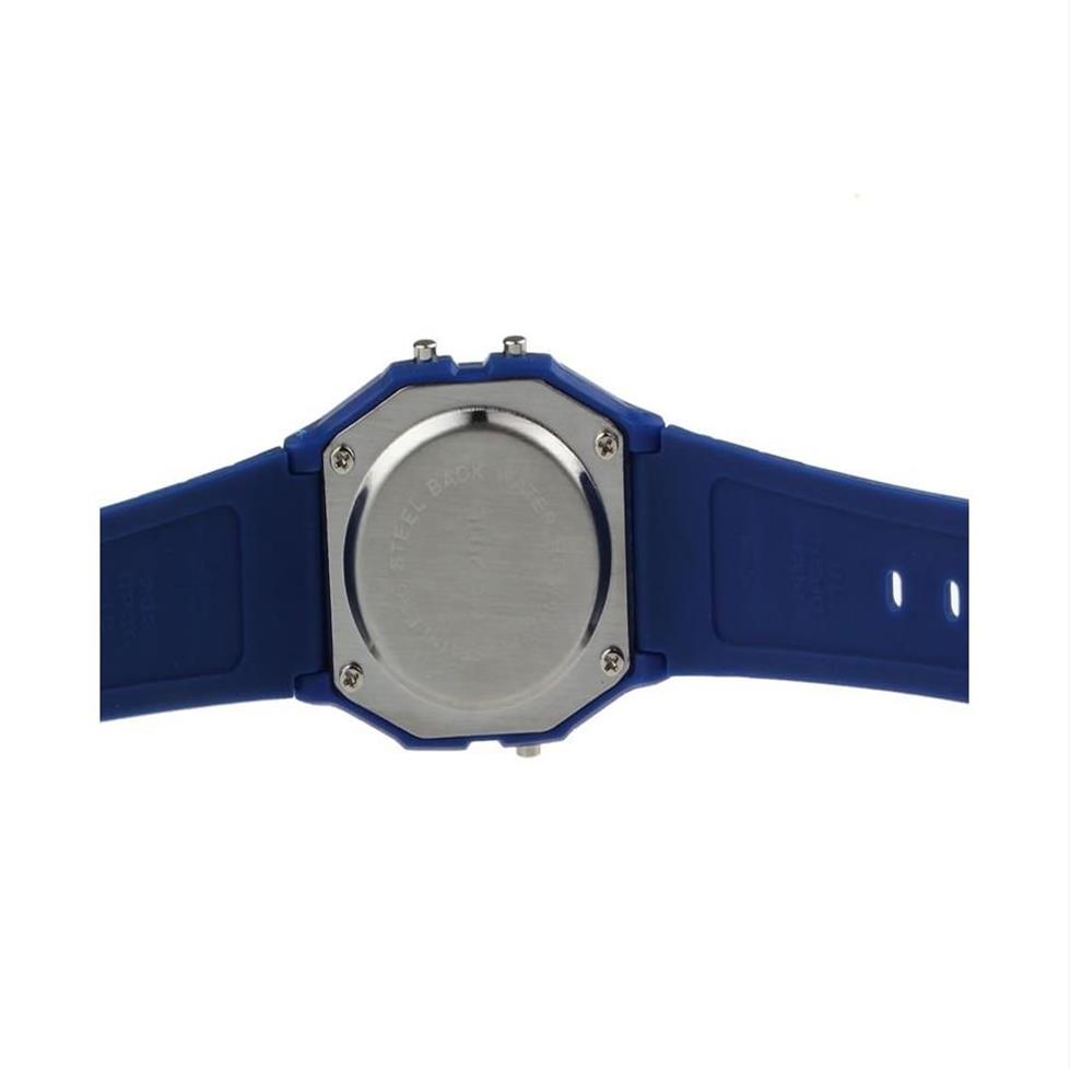 Observe a los hombres Strap de goma de silicona digital reloj digital digital para niños