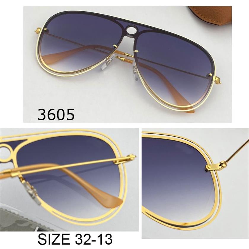 Fashion AAAA quality oversized sunglass for Men women metal aviation SunGlasses Vintage gradient uv protection GAFAS Brand Des216I