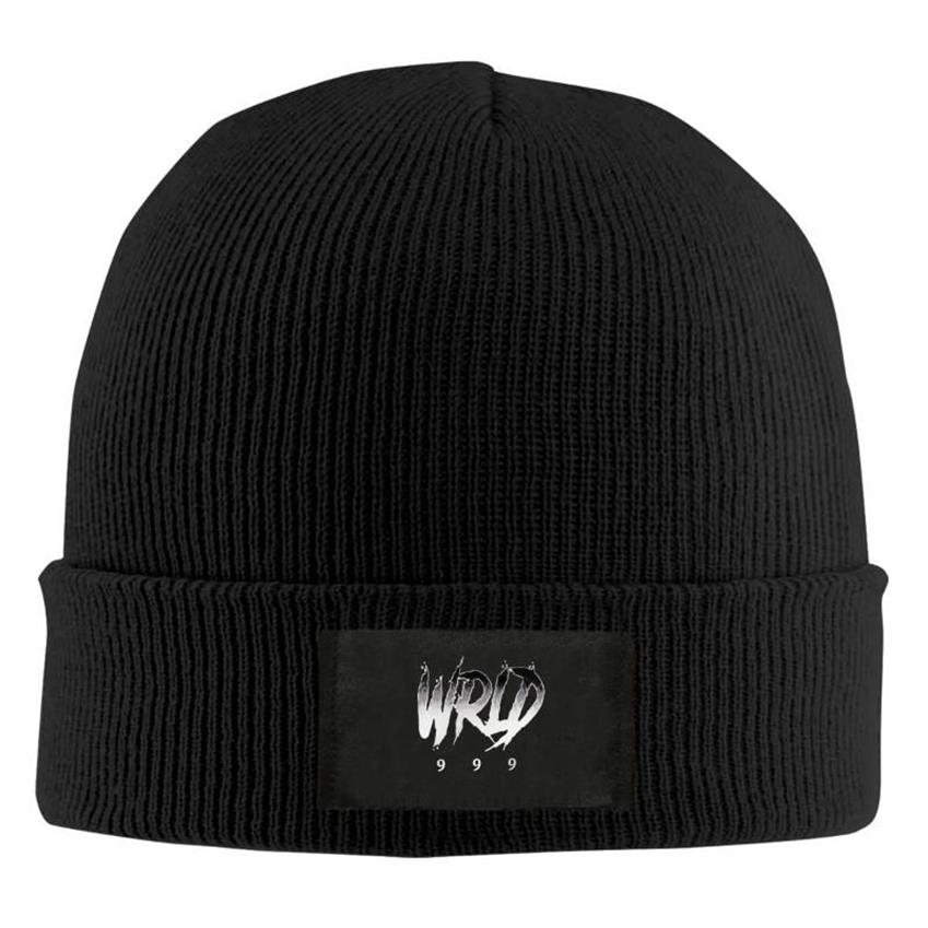 Basker rip wrld-juice unisex stickad vinter beanie hatt 100% akryl dagliga varma mjuka hattar skalle cap263c