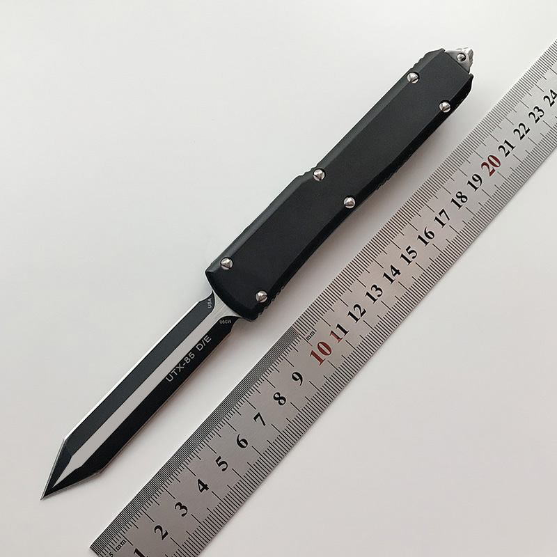 Auto Knife Micro Tech Utx-85 D2 Blade 6061-T6 Absolwent Absolwent CNC Action EDC Noży taktyczne noża kieszanki kemping