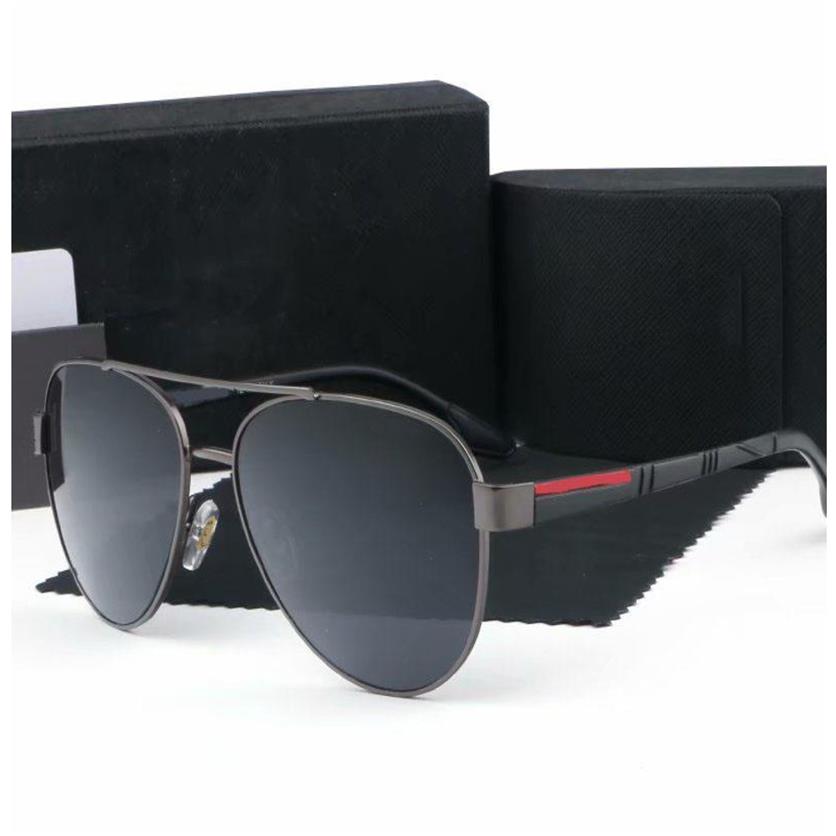 luxury Oval sunglasses for men designer summer shades polarized eyeglasses black vintage oversized sun glasses of women male sungl2690