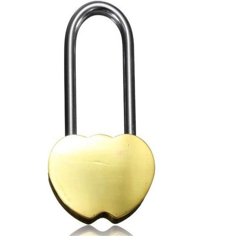 100st Palllock Love Lock Graved Double Heart Valentines Anniversary Day Gifts237K