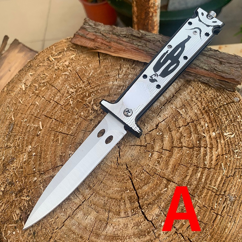 De Swordfish Taktik Dişli Otomatik Katlanır Bıçağı EDC Survival Bıçakları Açık Kamp Savaş Savaş Av Bıçağı Taktik EDC Otomatik Bıçak