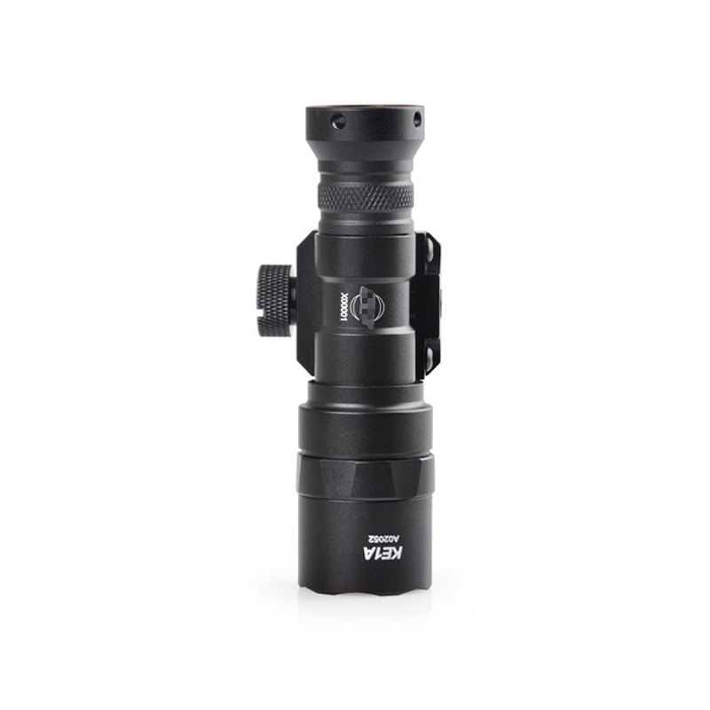 Tactical M300B Scout Light LED Vit vapen Ljus Dubbelutgångsgevär ficklampa Vävare Rail Mount