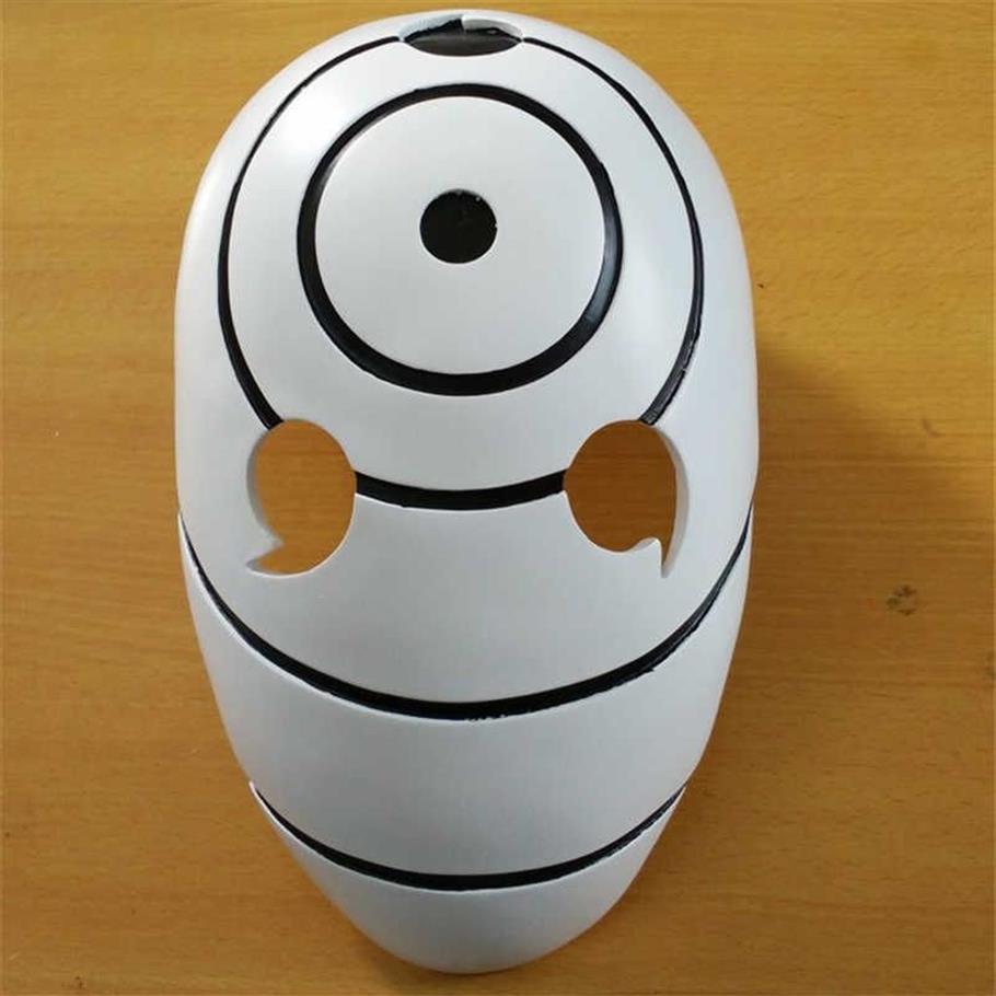 Giappone Anime Akatsuki Uchiha Mask Tobi Obito Ninja Madara Cosplay Costumi Resin S Halloween Party H0910222Y