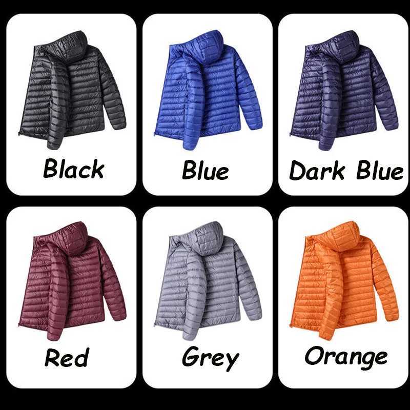 Parkas de plumón para hombre Chaqueta de plumón de pato para hombre Abrigo plegable ultraligero para todas las estaciones Chaqueta de plumón transpirable resistente al agua y al viento para hombre MaleL231209