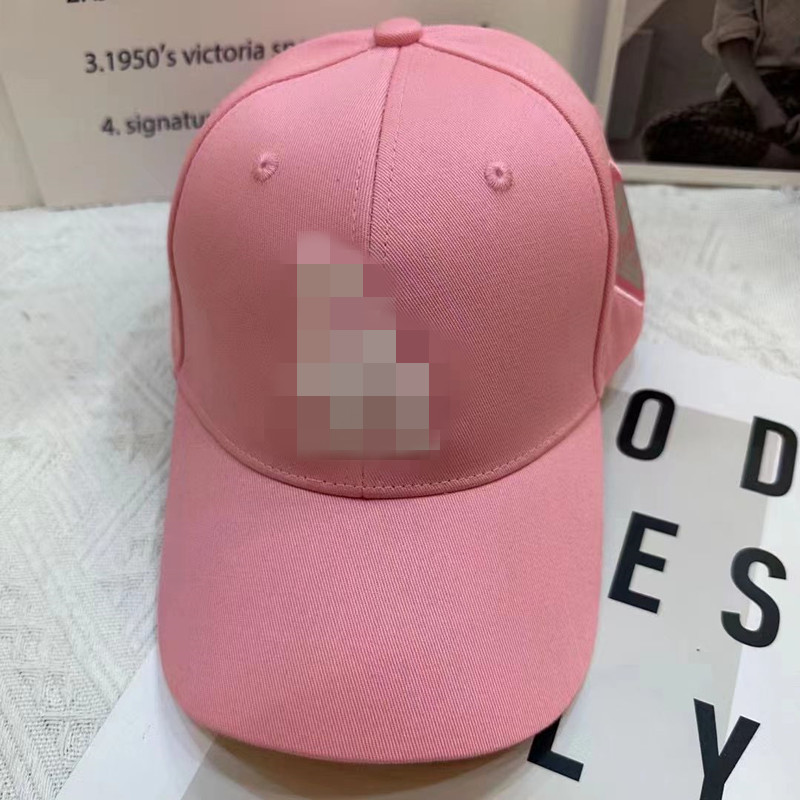 Hundred Network Red Tide Brand Hard Top Letter Brodery Thin Baseball Hat Female Fashion Minority Par Cap Contrast Color Sun Hat