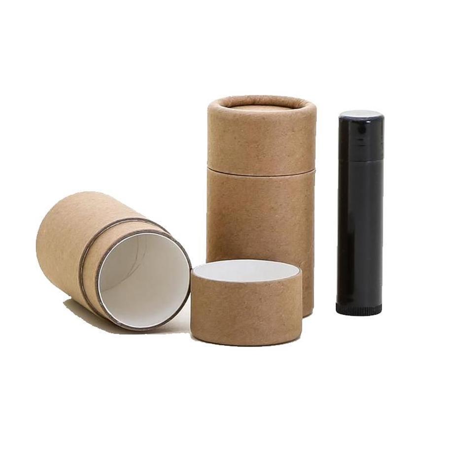 Cadeau cadeau / écologique 40 ml carton déodorant conteneur kraft 100% papier biodégradable cosmétique push up tube239e