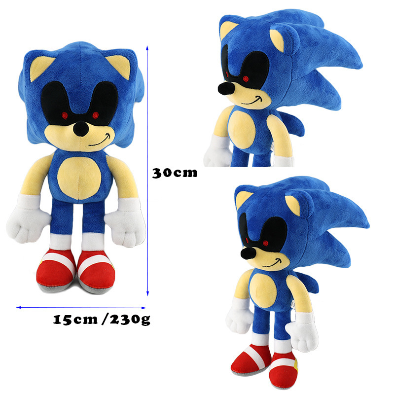 Super Sonic hérisson en peluche poupée 30 cm Tarsnack peluche figurine cadeaux de vacances pour les Fans enfants