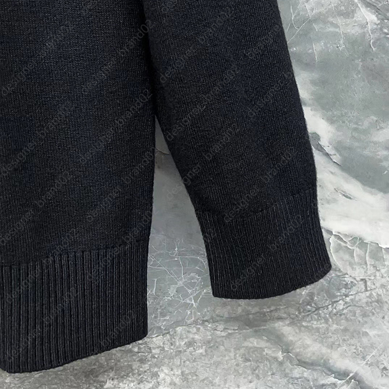 Mens Sweaters Moda rahat yuvarlak uzun kollu kazak Sonbahar Kış Mektubu Baskı Örgü Jumper Üst M-3XL