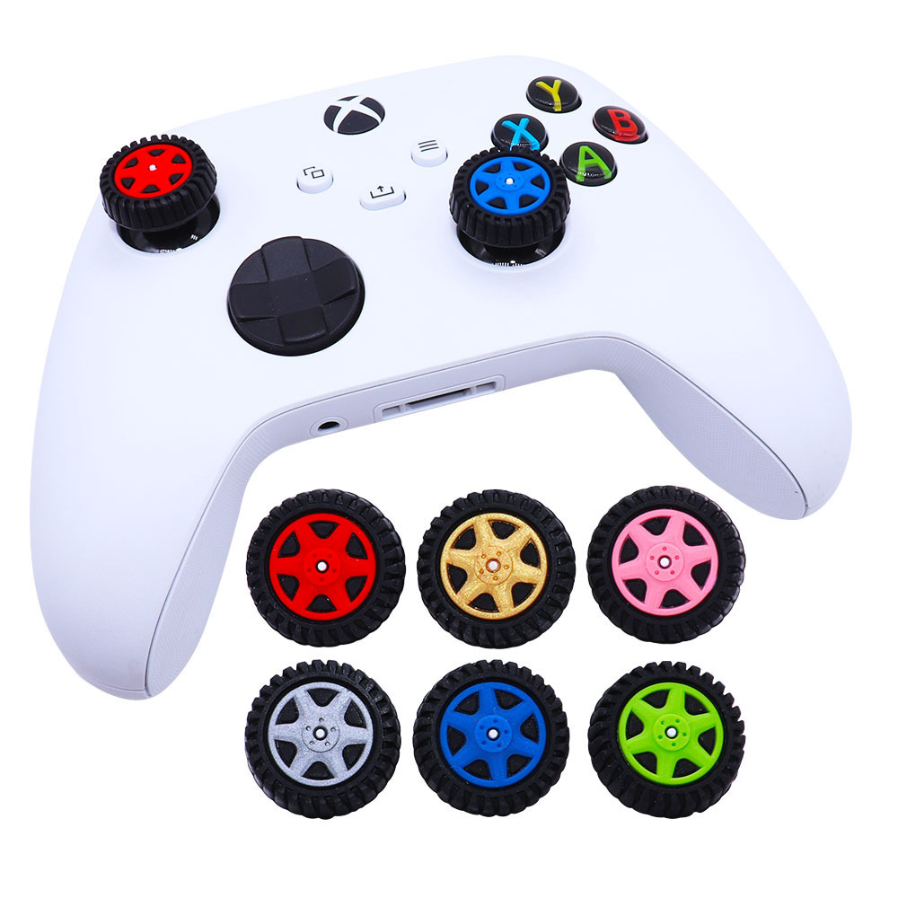 Car Wheel Tyrum Thumb Stick Clover Thumbstick Cover for PS5 PS4 لـ Xbox One Series X/S Switch Pro Boystick Cap Ship Fast