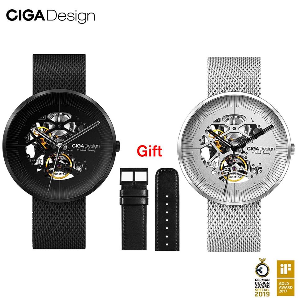 Reloj CIGA Design CIGA, reloj mecánico MY Series, reloj mecánico hueco automático, moda para hombre Wa-tch de xiaomiyoupin236I