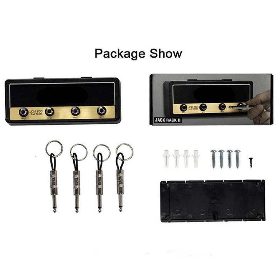 Key Rack Holder Door Wall Home House Storage Guitar Keychain Amplifier Keys Plug Hanging Box Support Organizer Chain 210609279e