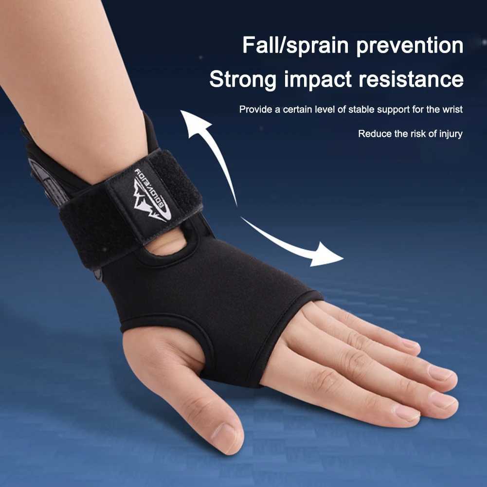 Ski Gloves Roller Skating Wrist Support Gym Wrist Guard Non-Slip Hand Snowboard Protection Roller Pain Relief Skiing Training GlovesL23118