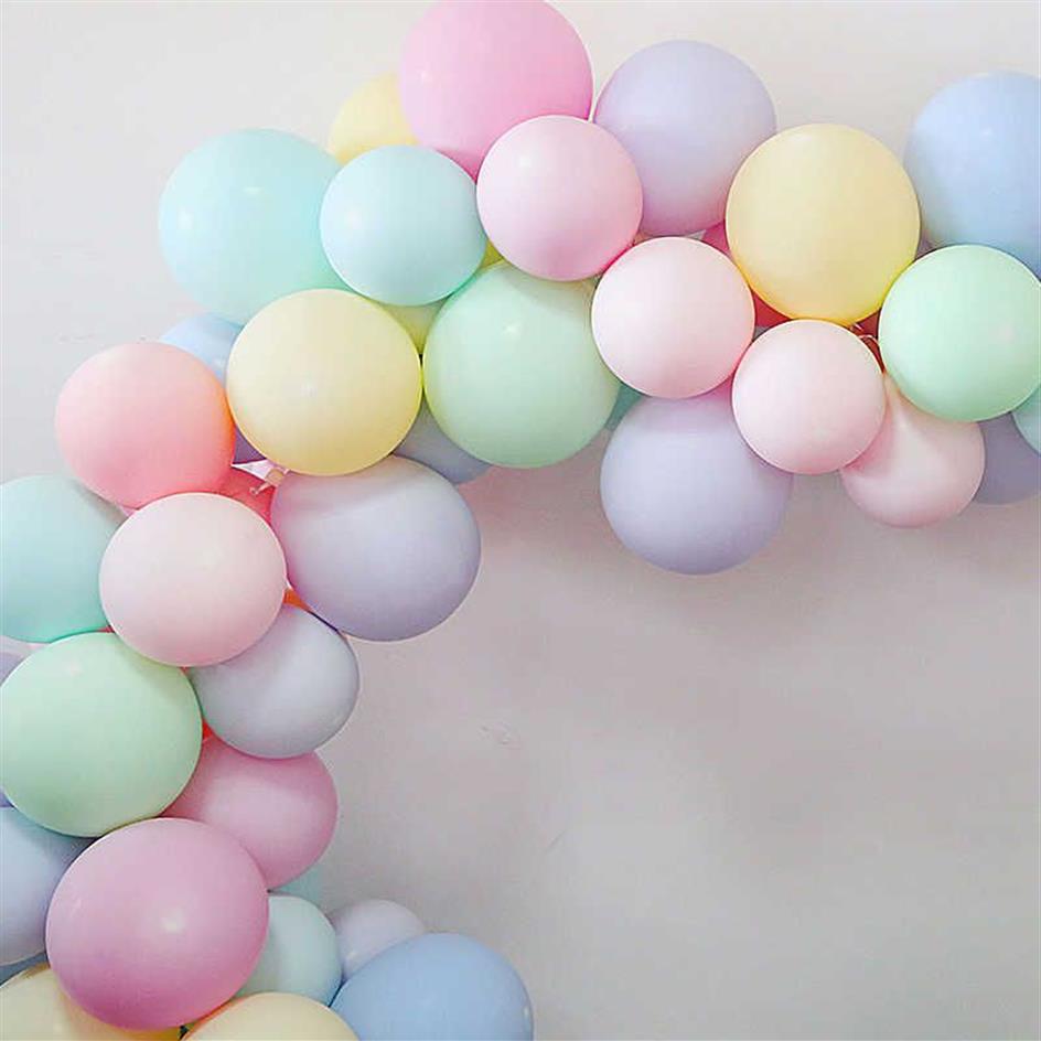 Unicorn Party 10inch Macaron Color Latex Balloon Wedding Decoration Baby Birthday Party Valentine's Day Decor Balloon Y06222701