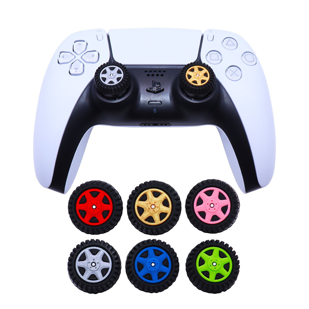 Auto Rad Reifen Thumb Stick Grip Thumbstick Cover Case für PS5 PS4 für Xbox One Serie X/S Switch Pro Joystick Cap FEDEX DHL UPS KOSTENLOSER VERSAND