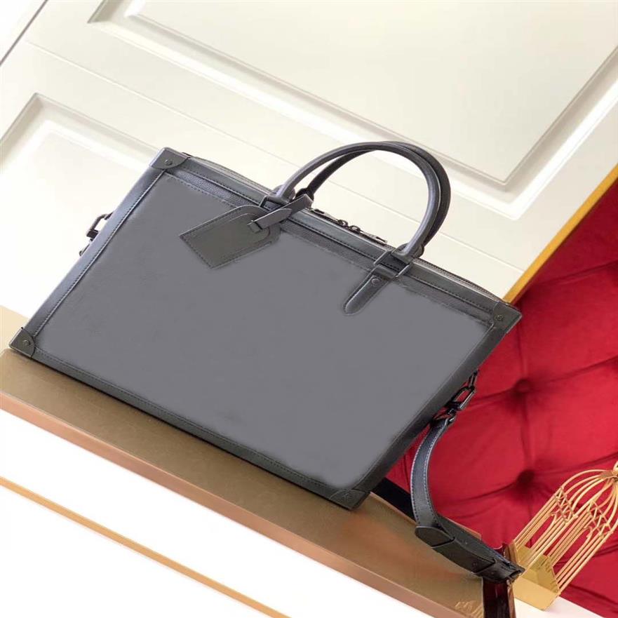 Koffer voor mannen nieuwe ontwerper mode hoogwaardige zakelijke laptop tas grote capaciteit schouder cross body messenger bags253g
