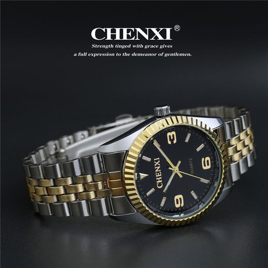 cwp CHENXI Reloj de Primeras Marcas Relojes de Cuarzo para Mujer Hombres Relojes de Pulsera de Ocio de Moda de Cuarzo para Amantes con Esfera Simple Relogio F236P