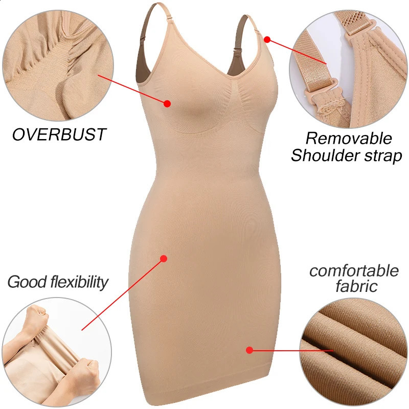 Waist Tummy Shaper Bodysuit Shapewear Under Dresses for Women Seamless Slimming Waist Trainer Corsets Tummy Control Butt Lifter Full Body Shaper 231214