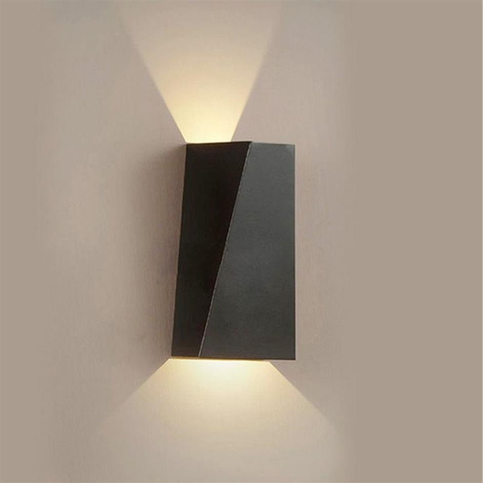 6W Lampada da parete interni a LED Sconce Up Down Lampada da parete camera da letto Soggiorno Corridoio Staircase2979