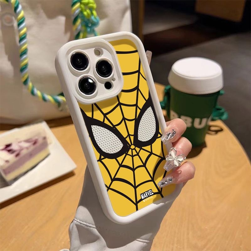 Cool Spider Man TPU Soft Telefon dla iPhone 14 Pro 15 Plus 13 Pro Max 12 11 x xs XR 7 8 Plus SE tylna okładka