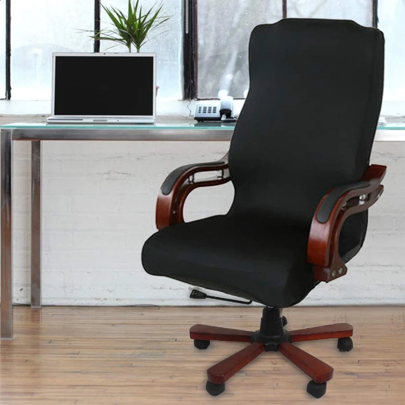 Stol täcker ml storlek kontor stretch spandex stol täckning anti-fouling datorstolskydd borttagbart kontorsstolskydd för hem el 231214