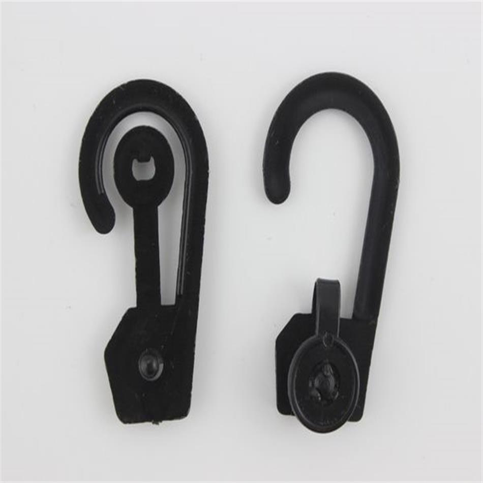 Plastic Display Snap Hooks Shirt Dress Underwear Sock Gloves Clip Hanger Bag Package Fabric Swatch Header Hook Clothes Hangers201F