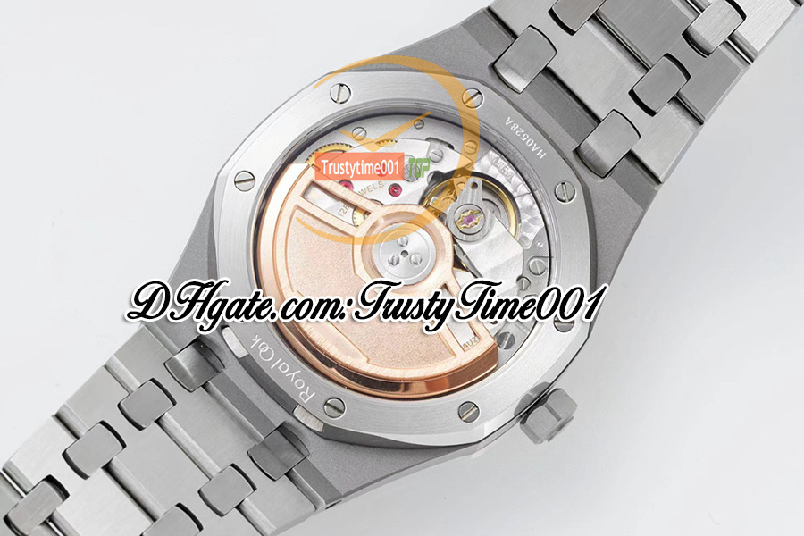 BFF 34mm 77451 A5800 Orologio automatico da donna 50° anniversario Lunetta con diamanti ICE Quadrante blu strutturato Bracciale in acciaio Super Edition Orologi da donna trustytime001