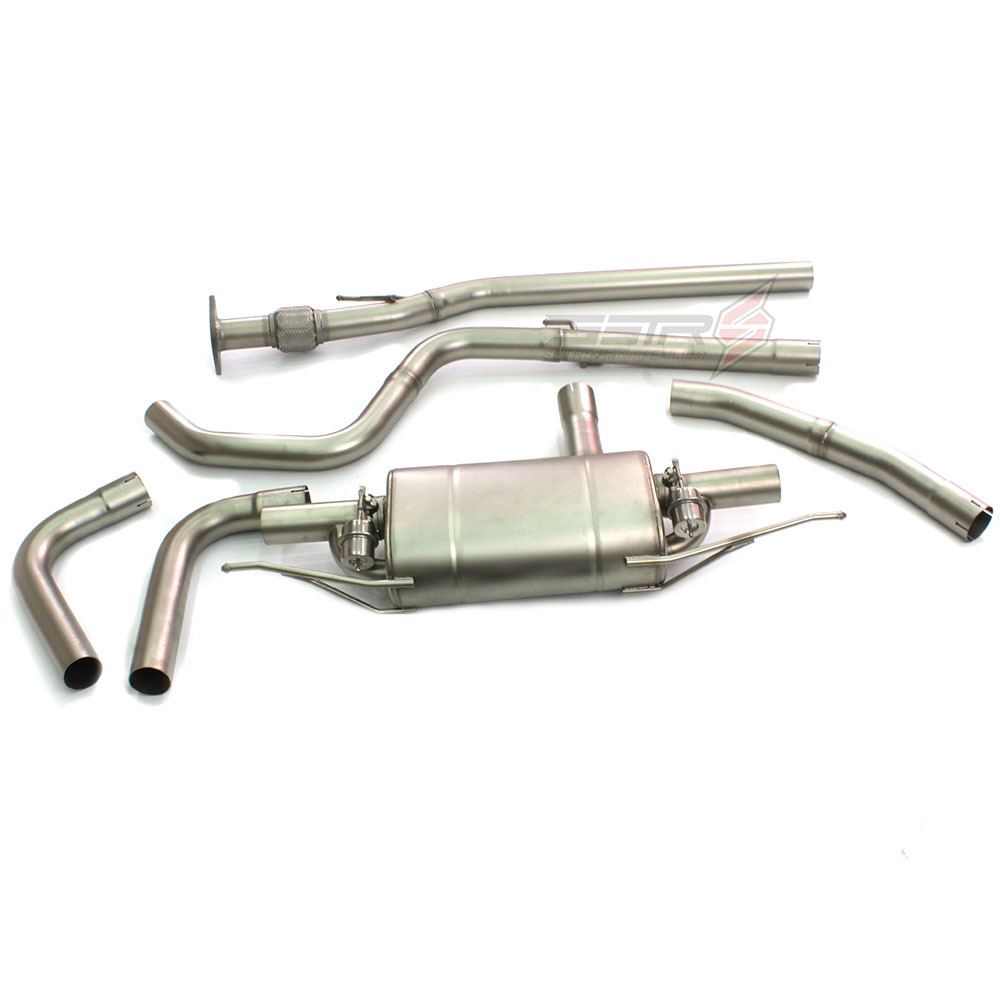 بالنسبة إلى Mercedes Benz A180 A200 W176 304 Stainst Stefle Felet Ored-Back-Back System Tip Tip Mid Mid Tailpipe Catback