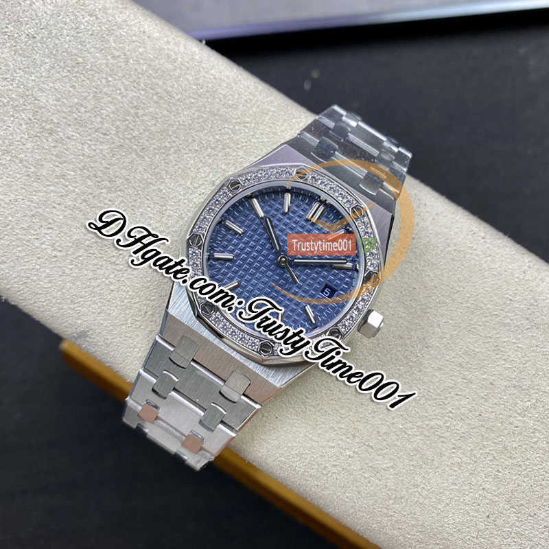 BFF 34mm 77351 A5800 Otomatik Bayanlar İzle 50. Yıldönümü Elmas Çerçeve Dokulu Dostu Paslanmaz Çelik Bilezik Süper Edition Kadın Saatler Trustytime001