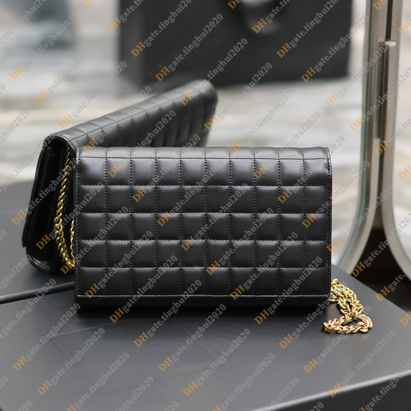 Ladies Fashion Casual Designe Luxury LAMBSKIN Chain Bag Shoulder Bag Crossbody Totes Handbag TOP Mirror Quality 743364 Purse