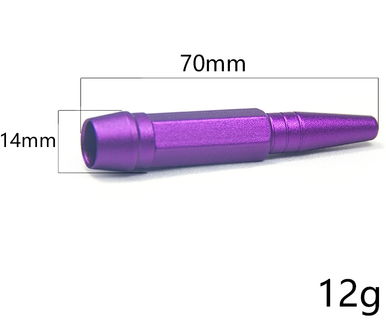 Металлический кальян-пуля, 70 мм, нюхательный диспенсер для носа, курительные трубки из алюминиевого сплава, нюхательный табак, трубка