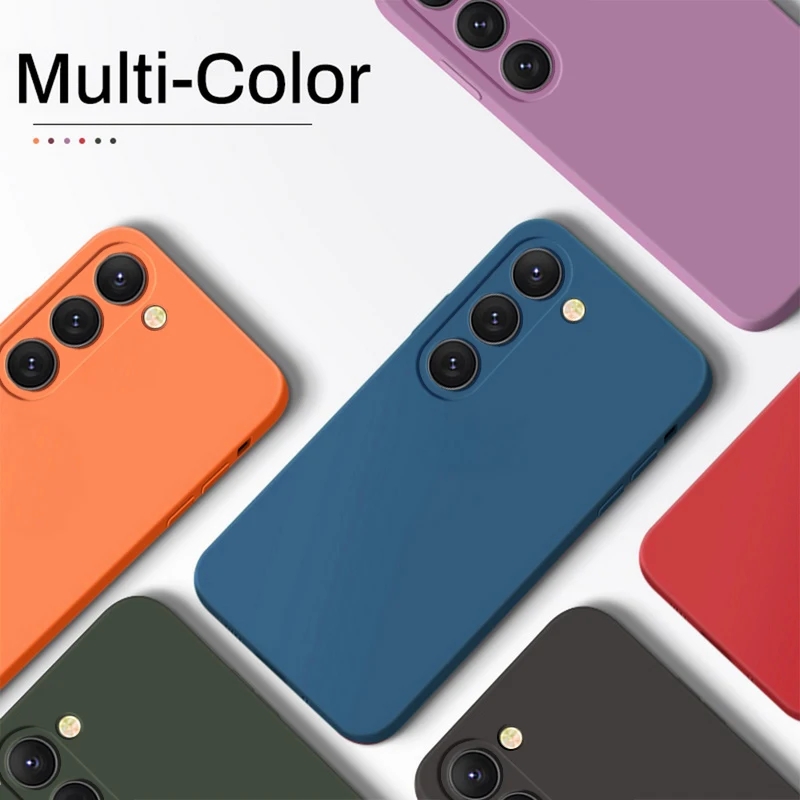 Capa de silicone líquido macio para Samsung Galaxy A31 A32 A33 A41 A42 A32 A50 A51 A53 A52 A52S A54 A71 A72 A73 A82 S20 21 FE S21 S22Ultra22 S22 PLUS Note10 20 20U