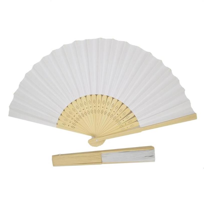 Party Favor 10 20 30 4050 STKS Gepersonaliseerde Vouwpapier DIY Fan Vintage Fans Bruiloft Gunsten Kraamcadeau Decoratie268L