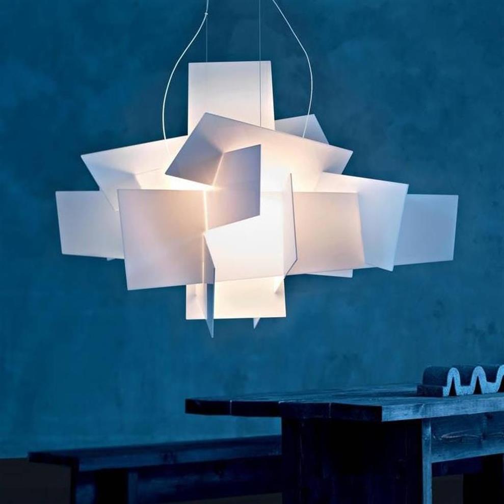 Лампа Foscarini Big Bang Stacking Креативные подвесные светильники Художественный декор D65см 95см Светодиодные подвесные лампы273z