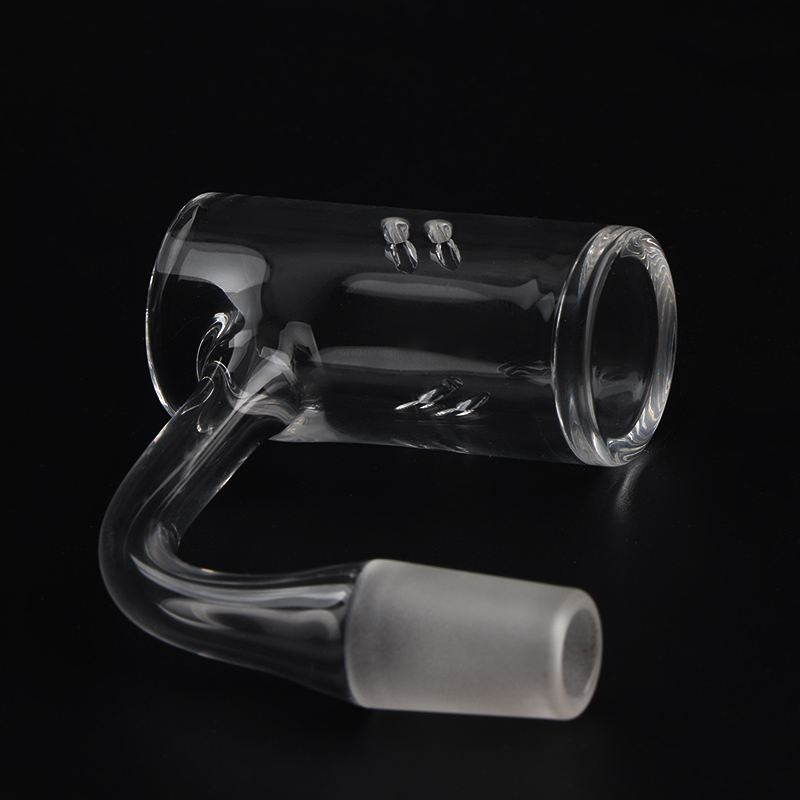Smoking Accessories Full Weld Beveled Edge Quartz Banger With Spinning Holes Glass Bubble Cap Marble Pearls Balls 10mm 14mm 18mm Nails For Water Bongs Dab Rigs